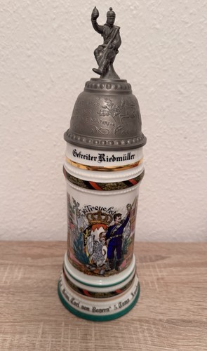 Reservistenkrug zinndeckel - reservistenkrug,