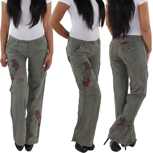 Damen cargohose boyfriend - cargohose,