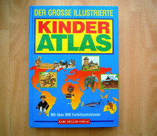 ATLAS Der große illustrierte Kinderatlas mit über 800 Farbillustrationen NEU
