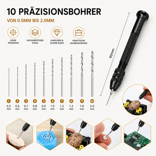 Präzisions mini handbohrer - mini,