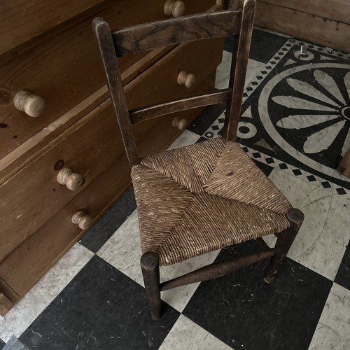 Vintage mahagoni holz binse - vintage,