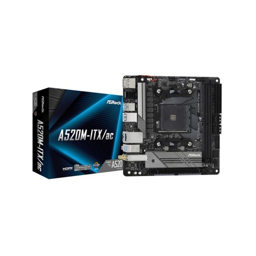 Asrock a520m itx mainboard - asrock,