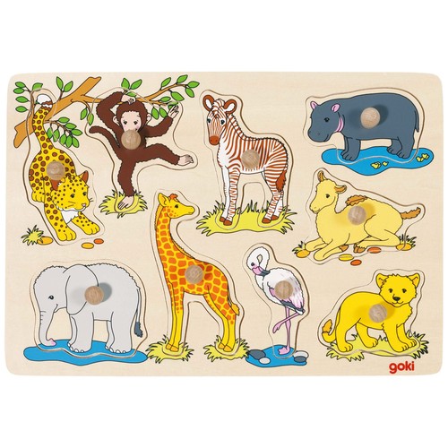 Goki steckpuzzle afrikanische - steckpuzzle, "afrikanische