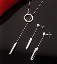 Echtes  925 Silber SCHMUCKSET/
