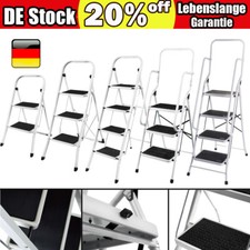 Leiter Klappleiter Haushaltsleiter 150kg 1-4 Stufen Klapptritt Stehleiter 2022DE