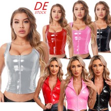 DE Damen Wetlook Weste PVC