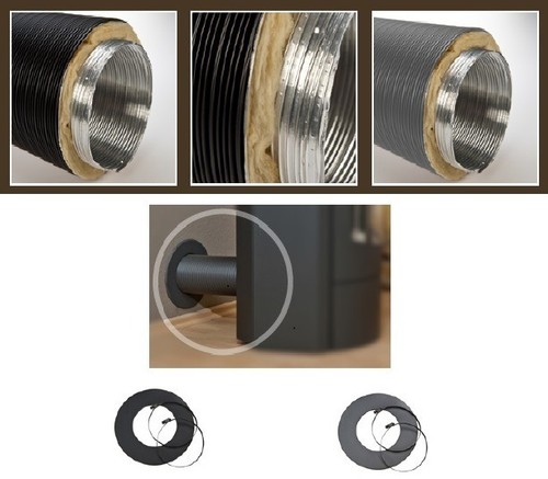 Aluflexrohr flexrohr isoliert - aluflexrohr,