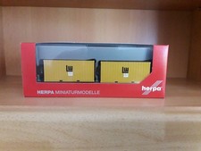Herpa  076814 Leonhard Weiss 2 x 20 ft Container  OVP