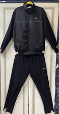 LACOSTE/Trainingsanzug/jacke  & Reißverschluss+hose/Schwarz,stretch,Gr.M/44-46