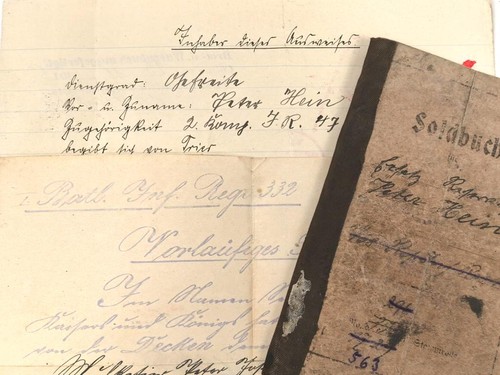 Preußen soldbuch eines - preußen,,