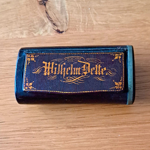 Schnupftabakdose mit namenszug - mit,