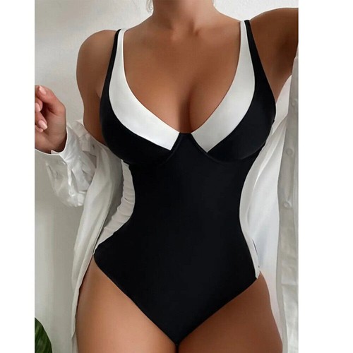 Damen gepolstert farbblock - gepolstert,