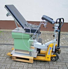 Untersuchungsstuhl Gynstuhl Gynäkologenstuhl Frauenarztstuhl mit Zeiss Kolposkop