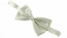 Einfarbig Fliege Weiß #2