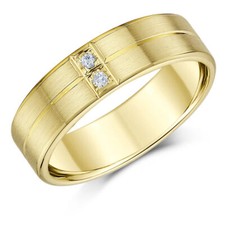 Ehering 6 mm 9 kt Gelbgold