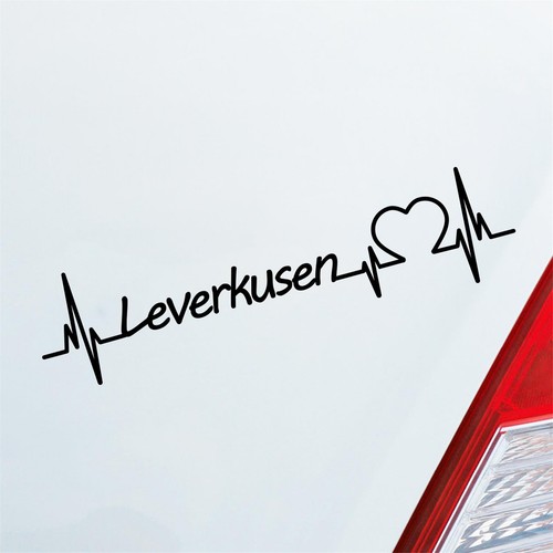 Auto aufkleber leverkusen herz - auto,