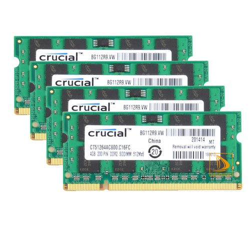 Crucial 4gb 2rx8 pc2 - 4gb, pc2-6400s