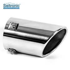 1X Auspuffblende aus Edelstahl für Audi TT 8J, Endrohr, Auspuff, Sportauspuff