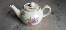 Weisswasser DDR Porzelan Teekanne Blumen Motiv