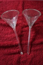 2 Analysentrichter RASOTHERM Jenaer Glaswerk DM 110 mm neu