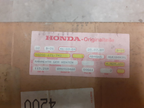 Original rahmenträger hinten - original,
