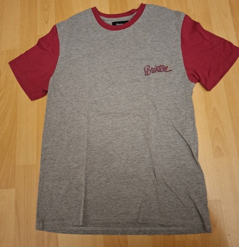 Brixton shirt grau rot - -, t-shirt