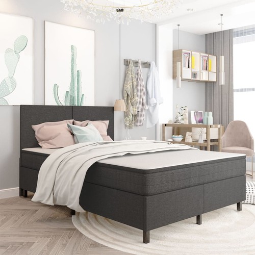 Boxspring bettgestell grau - boxspring-bettgestell,