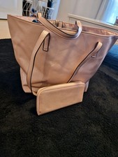 Handtaschen Set Portemonnaie Geldbeutel, Damen, Rosa, Shopper