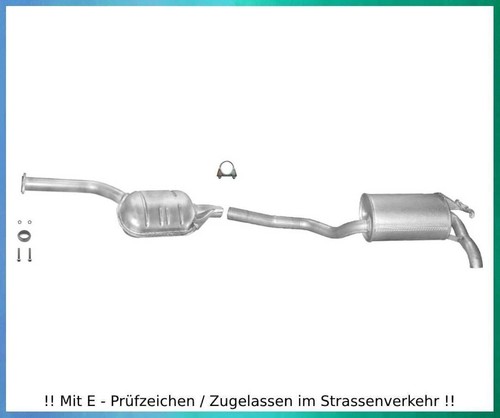Auspuffanlage für mercedes - auspuffanlage,