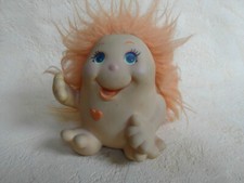 Vintage 80er gelbe Kuschelbums Baby WARM Spielzeug 1984 - funktioniert