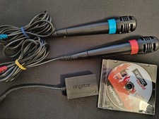 SingStar Mikrofone (Sony PS2) inkl. Konverter & Singstar Rocks! (GETESTET)