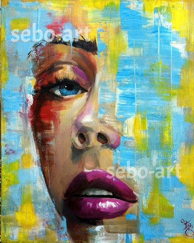 Gemälde modern acryl - modern,