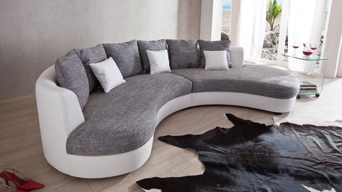 Wohnlandschaft rundecke lounge - wohnlandschaft,