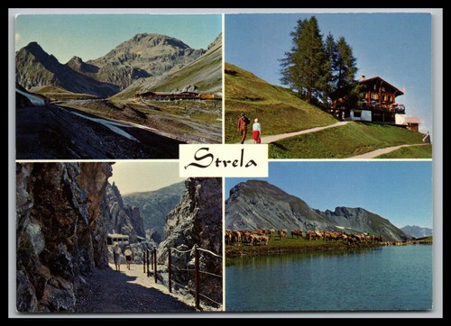 Ansichtskarte strela davos - strela,