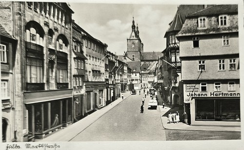 Fulda marktstrasse 1950 - ak,