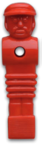 Kickerfigur turnier rot - turnier,,