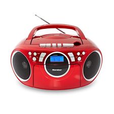 Karcher RR 5042-R tragbares CD Radio Boombox CD-Player Kassettendeck UKW Radio