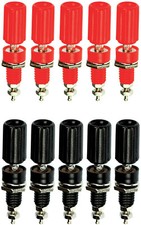 10x Einbaubuchse 4mm (Rot