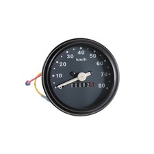 Tacho RMS Classic 70mm schwarz