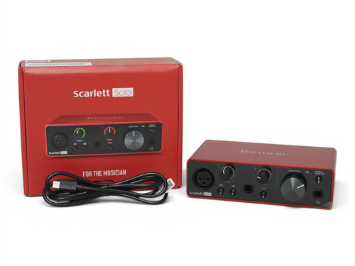 Focusrite scarlett solo - solo, 3rd