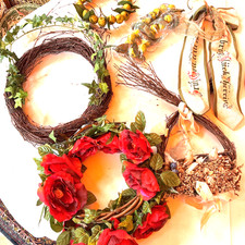 Antik Basteln 6 Teile Großer