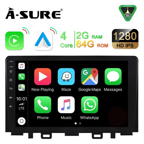 Dab carplay 64g android 15 - dab+,