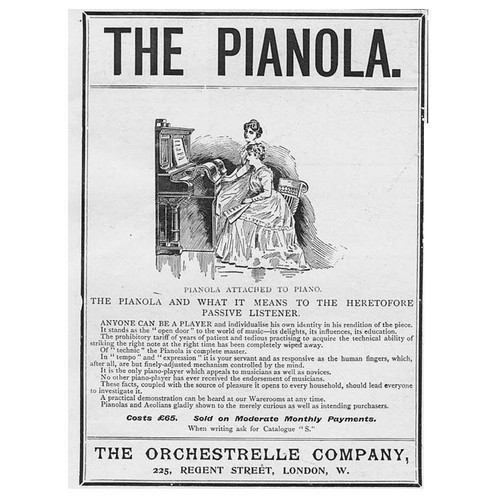 The orchestrelle pianola - orchestrelle, co