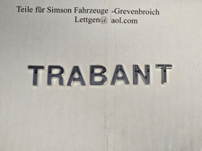 Trabant Schriftzug chrom