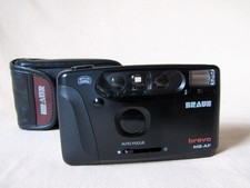Braun Bravo M2-AF MOTOR Analog Fotokamera Fotoapparat Filmkamera mit Tasche
