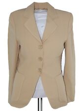 Nico Nico Carla G Jacke Blazer Damen Größe 42 M Medium Cremegelb 3 Knöpfe