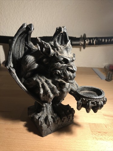 Gruselige gargoyle statue - gargoyle,