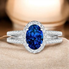 14 Karat Weißgold Diamant