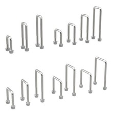 U-Bügelschraube M10 mit Stopmuttern Boot Sliphilfe Trailer verzinkt