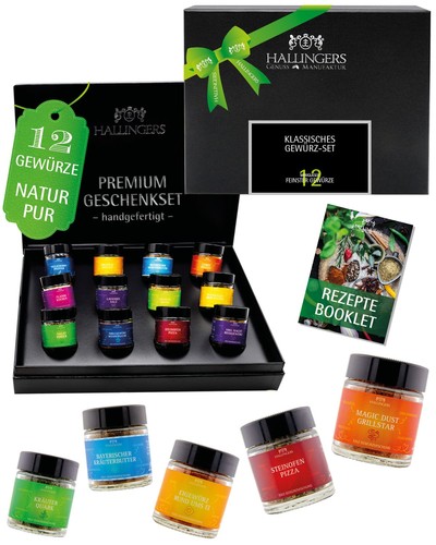 Gewürz geschenk set 12x - gewürz,